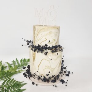 Cake String || Black Pearl & Butterfly